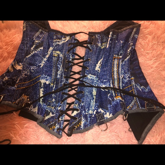 *SOLD ON MERCARI EXCLUSIVE DENIM CORSET - Picture 5 of 7